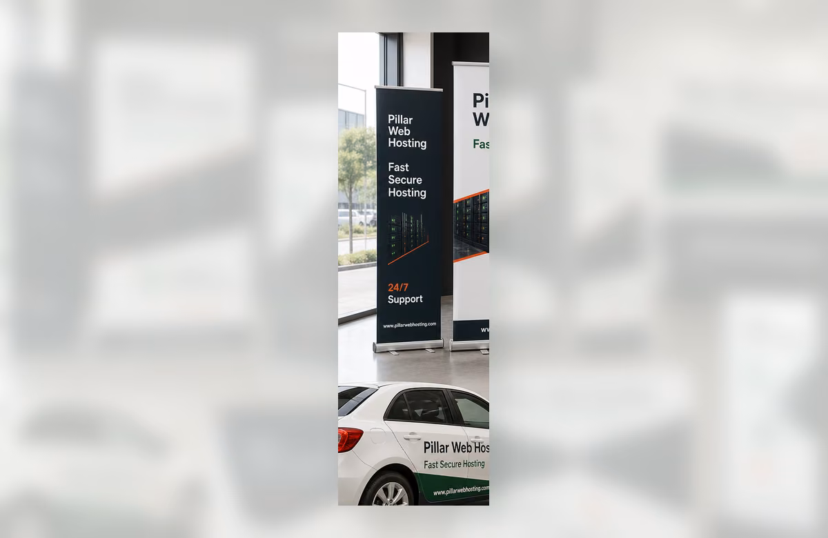 Narrow Base Roll Up Banner Printing image